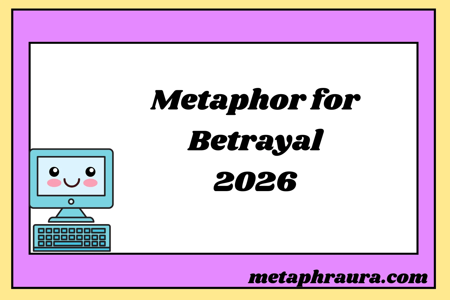Metaphor for Betrayal 2026