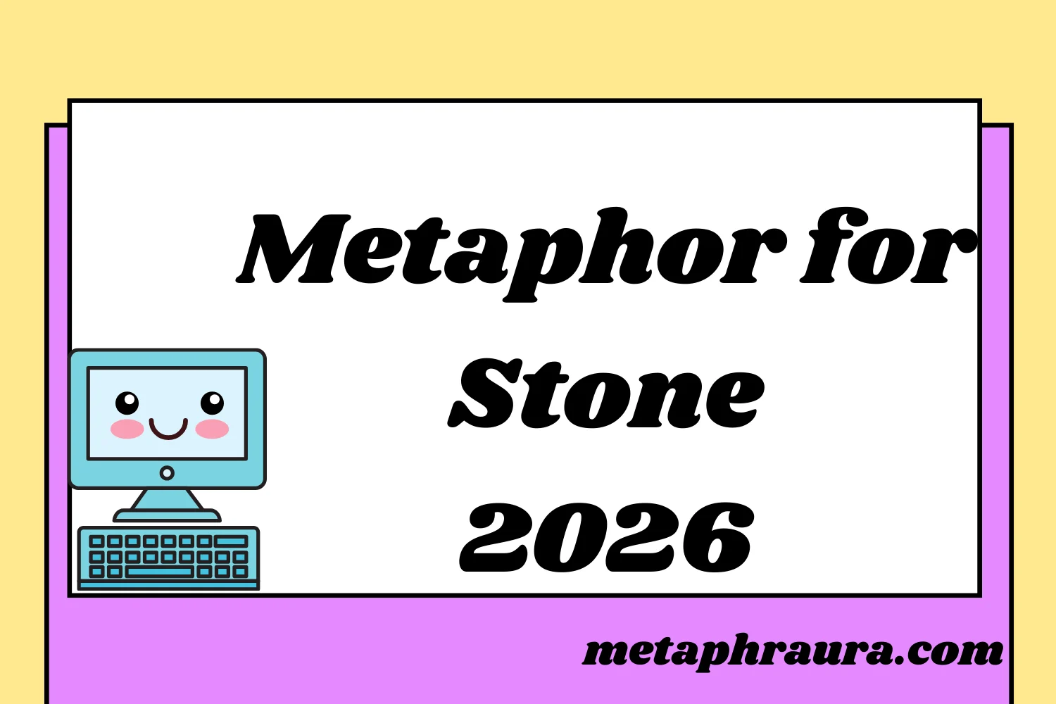 Metaphor for Stone 2026