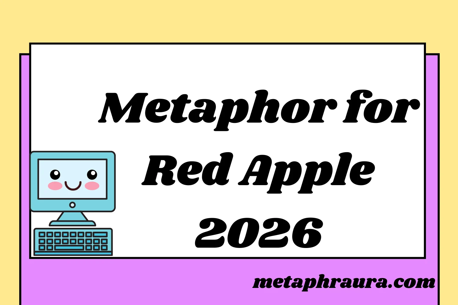 Metaphor for Red Apple 2026
